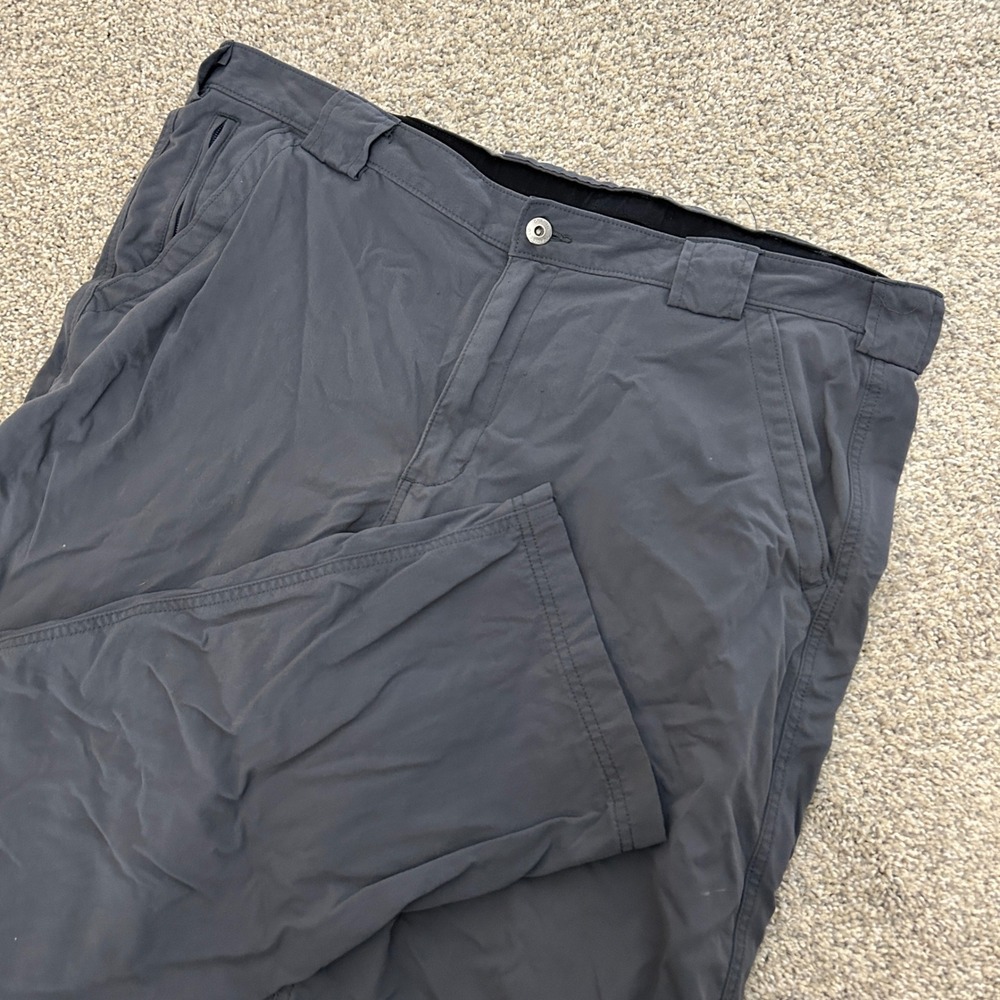 Duluth Trading Co Dry on the Fly Pants XLx30 40X30 Gray Nylon Cargo 71712‎